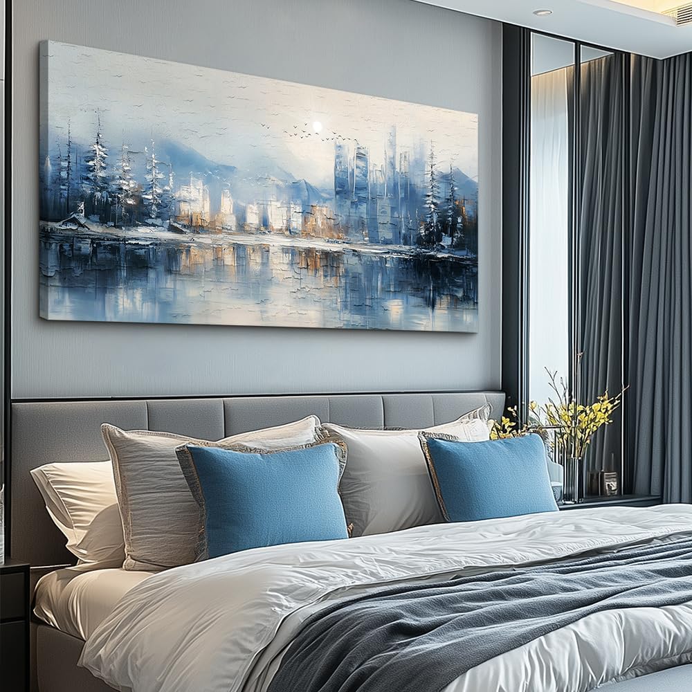 QIYILEXWART Canvas Wall Art For Living Room Large Wall Decor For Office Bedro...