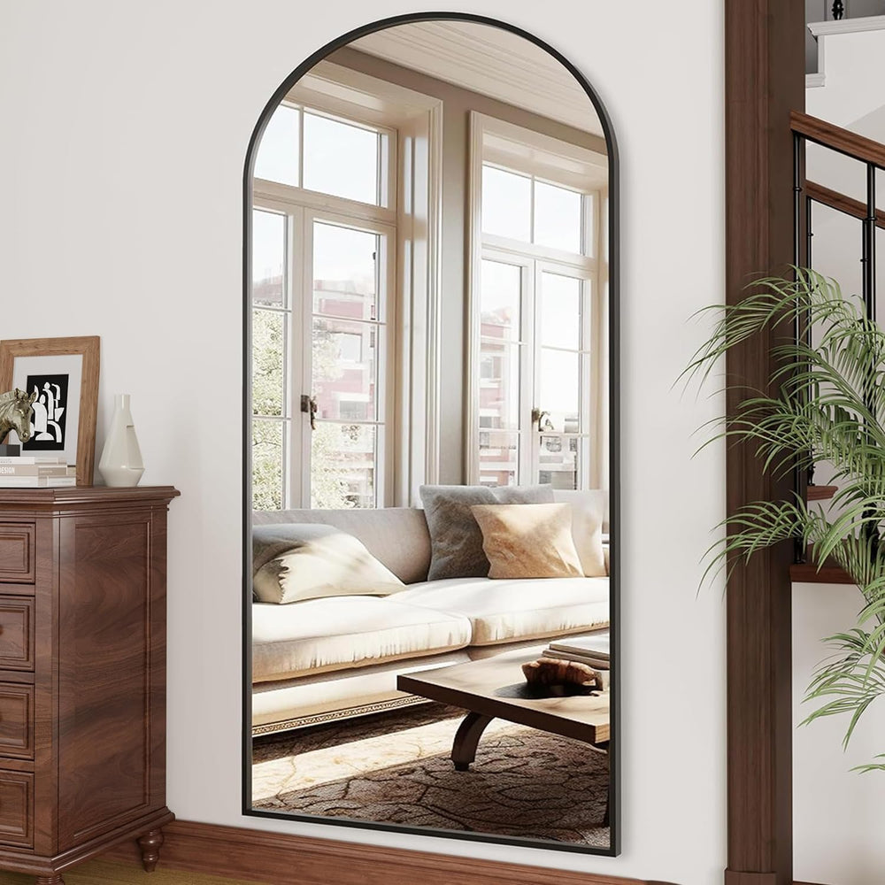 OGCAU Arched Full Length Mirror 76"x34" Large Floor Full Body Mirro...