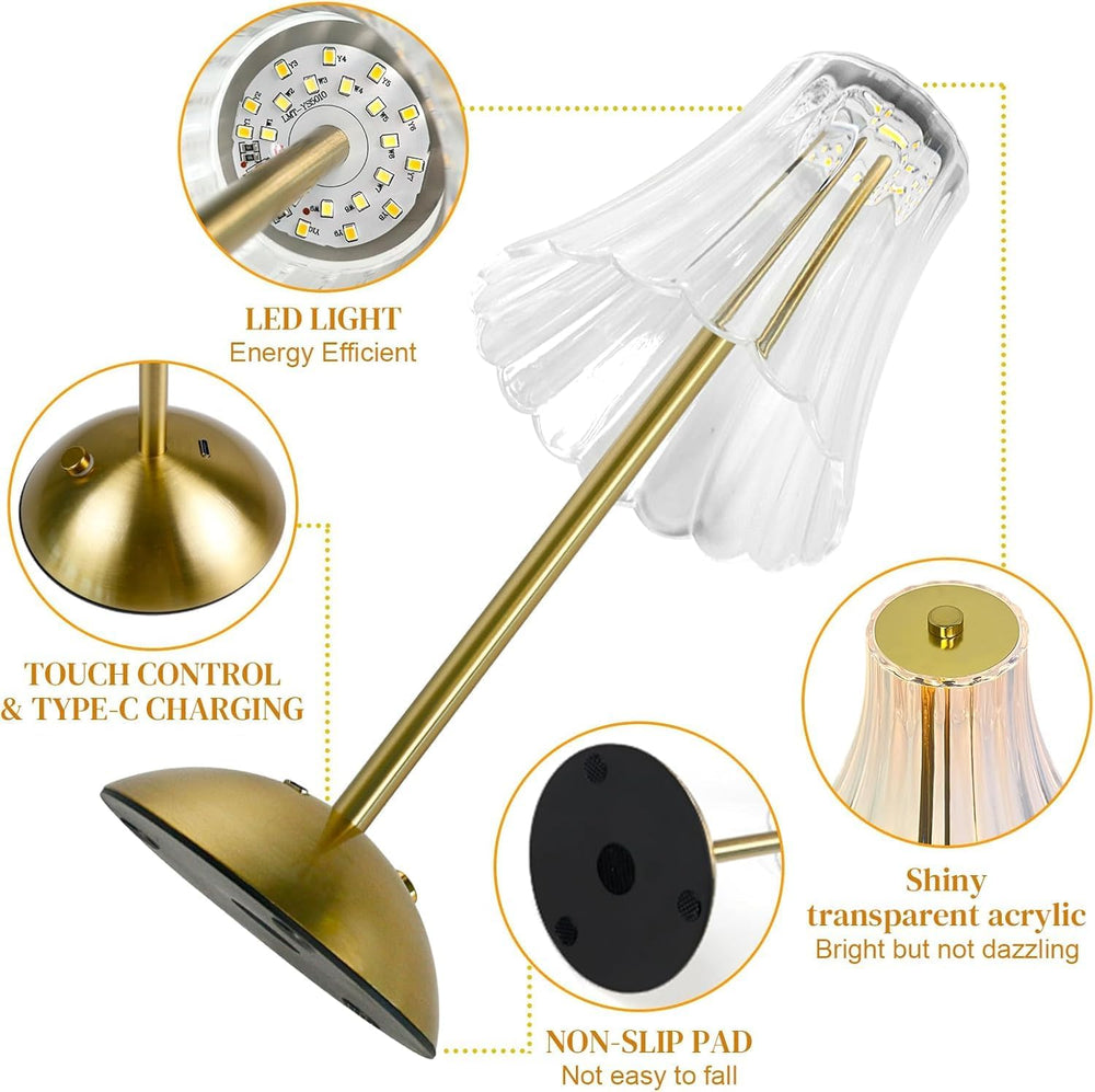Cordless Rechargeable Table Lamp