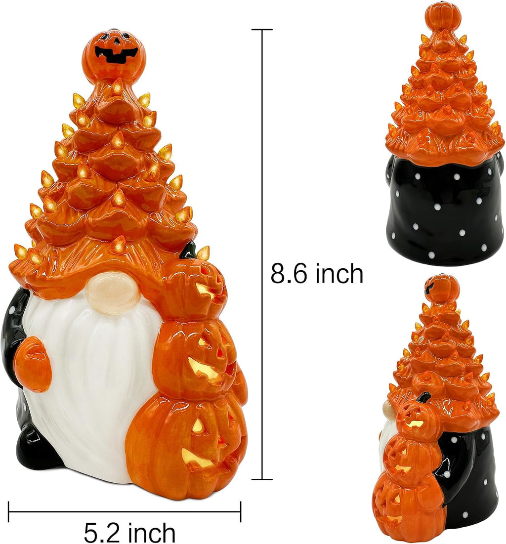 Halloween Decorations, Halloween Gnomes Ceramic Tree Decor