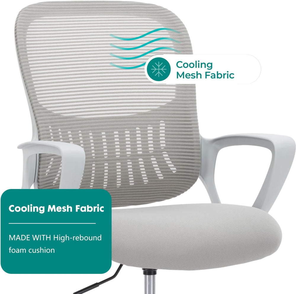 DUMOS Ergonomic Drafting Chair, Tall Office Chair for Standing Desk