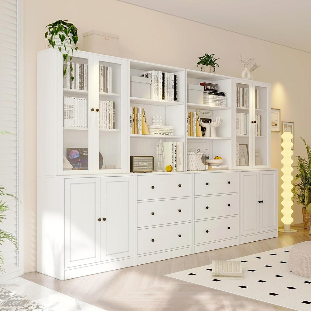 TUSY 71" H Bookcase with Storage
