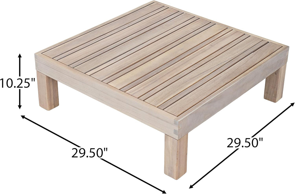 Christopher Knight Home Rynn Outdoor Coffee Table for Patio Furniture Set, We...