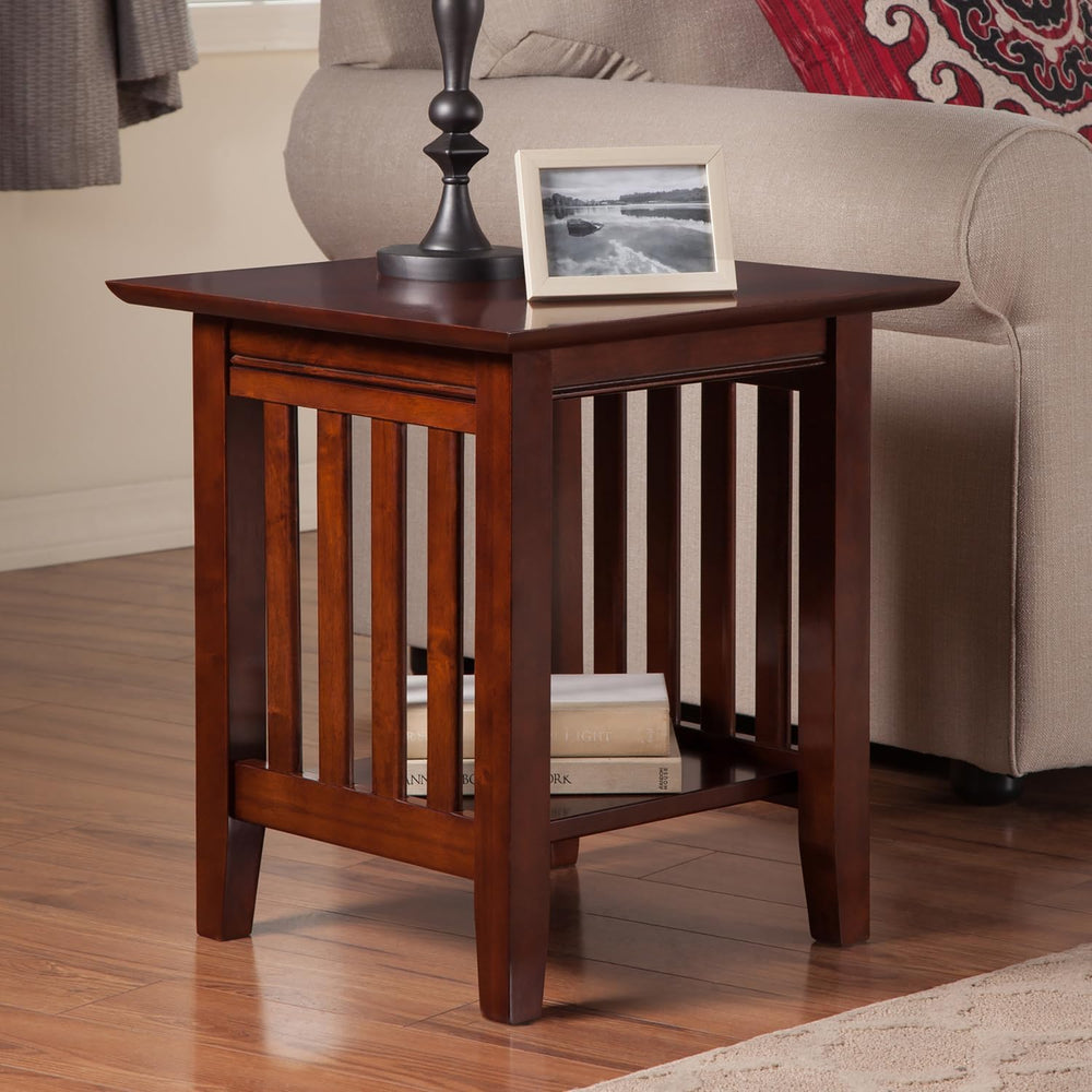 AFI, Mission End Table, Walnut