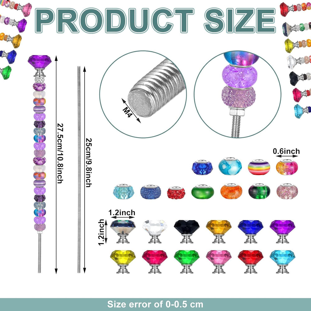 Tigeen 236 Pcs Garden Stake DIY Fairy Wand Plant Stake, Classic