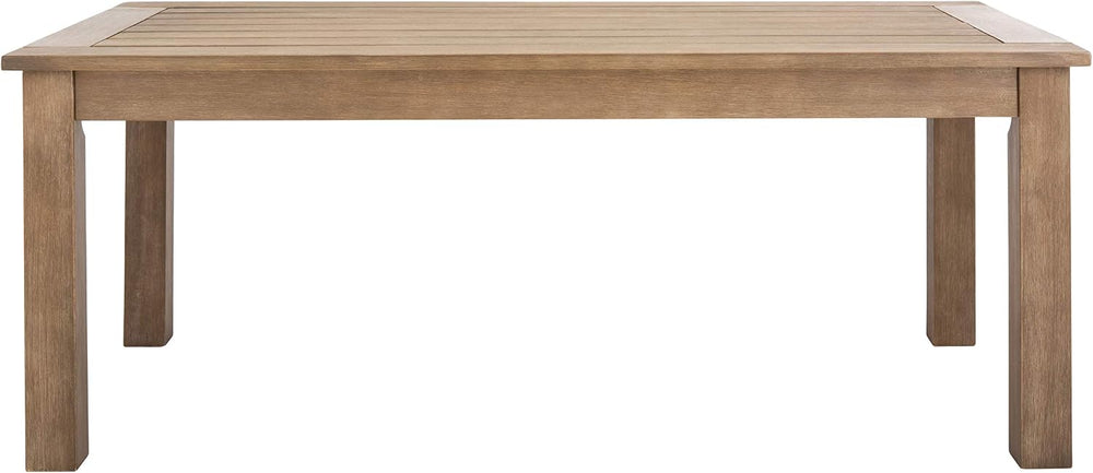 SAFAVIEH Couture Outdoor Santa Cruz Wood Coffee Table, 48.8" CPT1016A