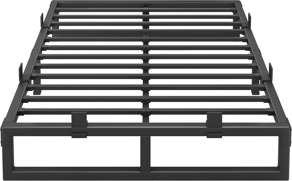 12 Inch Metal King Bed Frame with Steel Support, Noise-Free