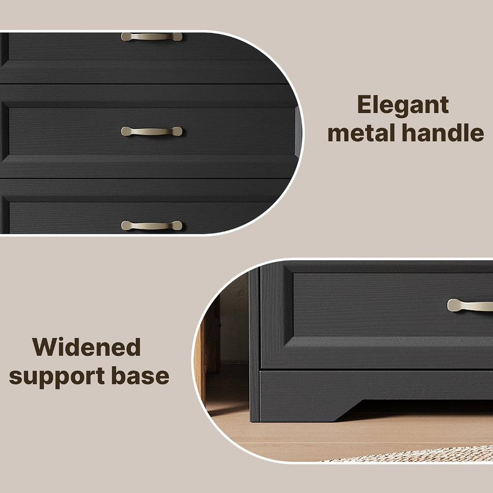 Gizoon 2-Piece Bedroom Furniture Set, 2-PC Dresser Set for Bedroom, Includes ...
