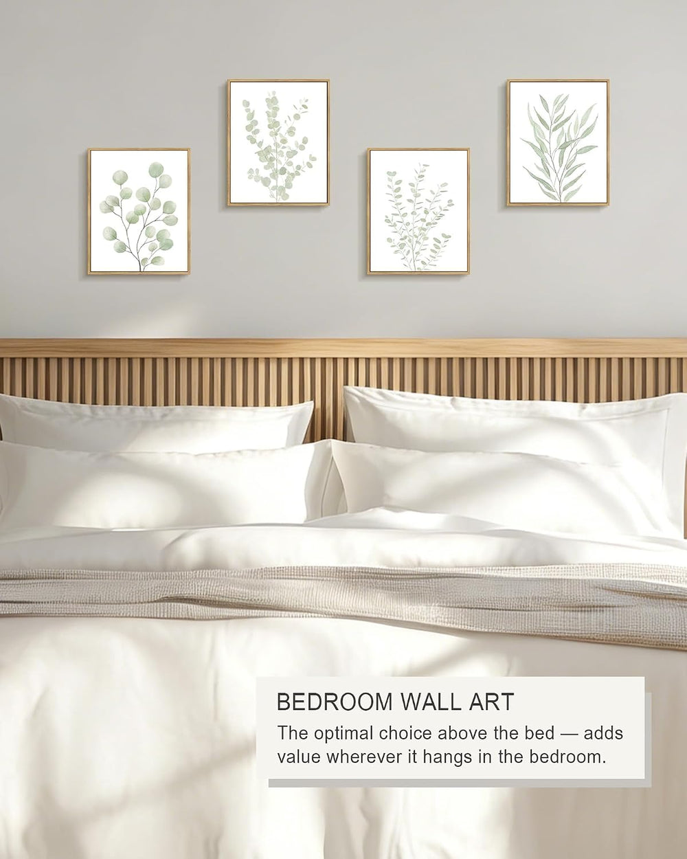 Drsoum Botanical Plant Framed Wall Art Boho Wall Decor for Bathroom Sage Gree...