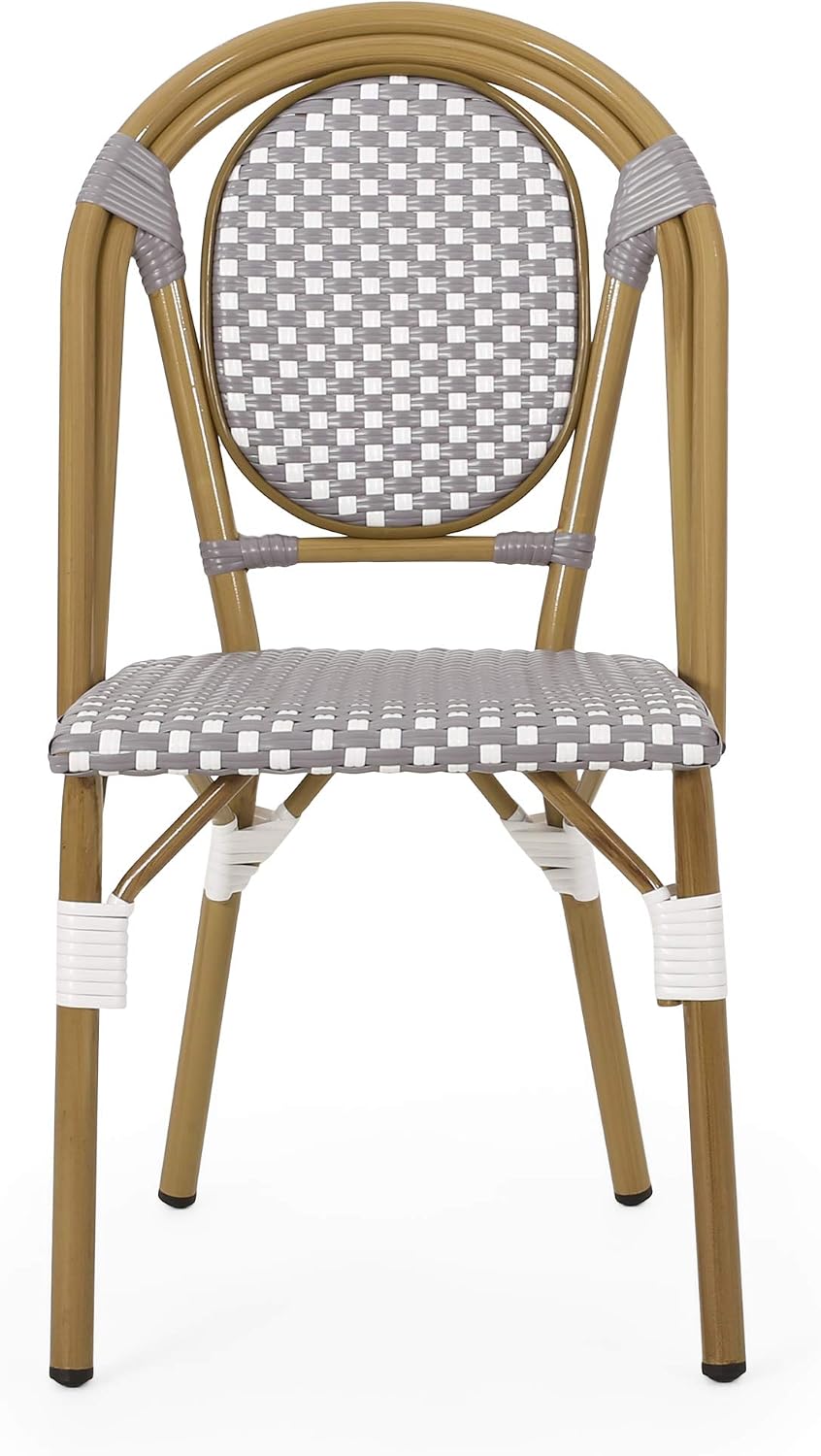 Christopher Knight Home Gwendolyn Outdoor French Bistro Chairs (Set of 2), Gr...