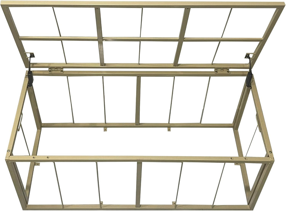 eHemco Water Hyacinth Bedding Storage Trunk, Natural, 42x20x18.5