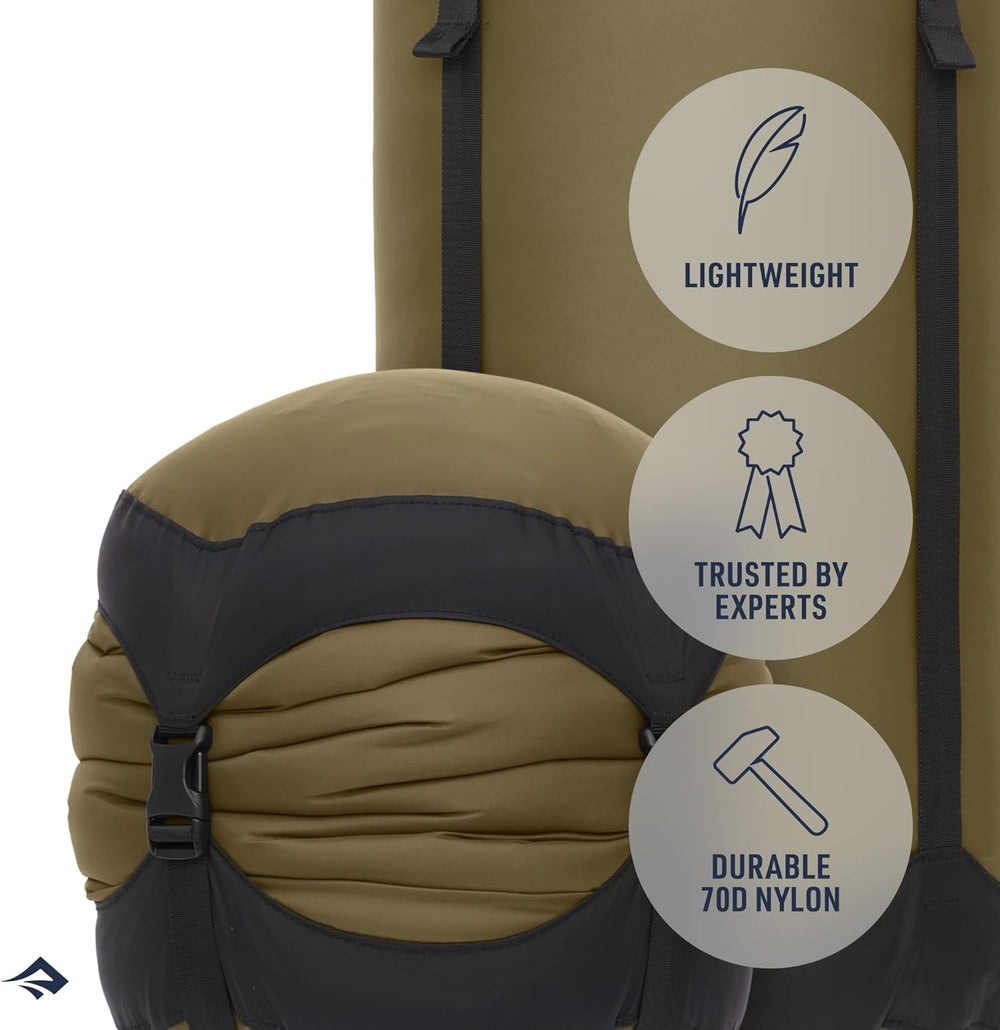 Sea to Summit Lightweight Compression Sack, Space-Saving Outdoor and Travel S...