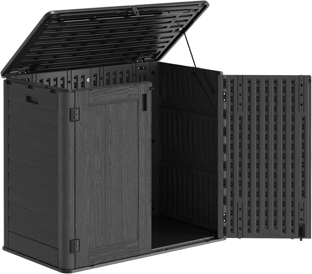 Outdoor Storage Cabinet Waterproof 31 Cu.Ft with Lockable Doors