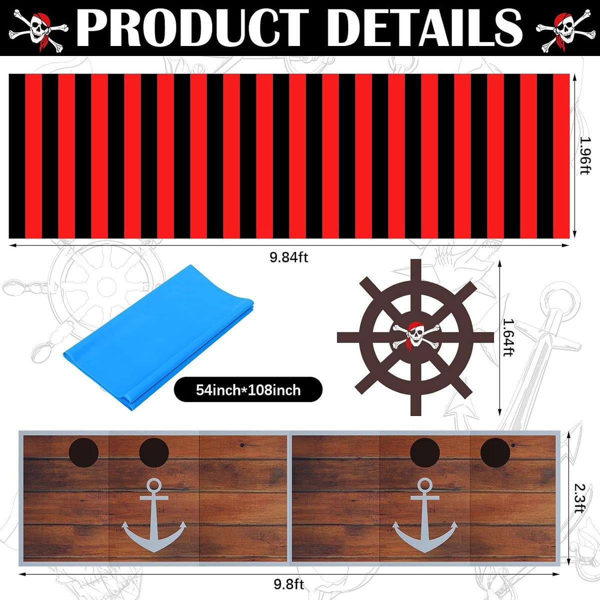 Fanfanwin Halloween Trunk or Treat Car Decorations Kit, Retro