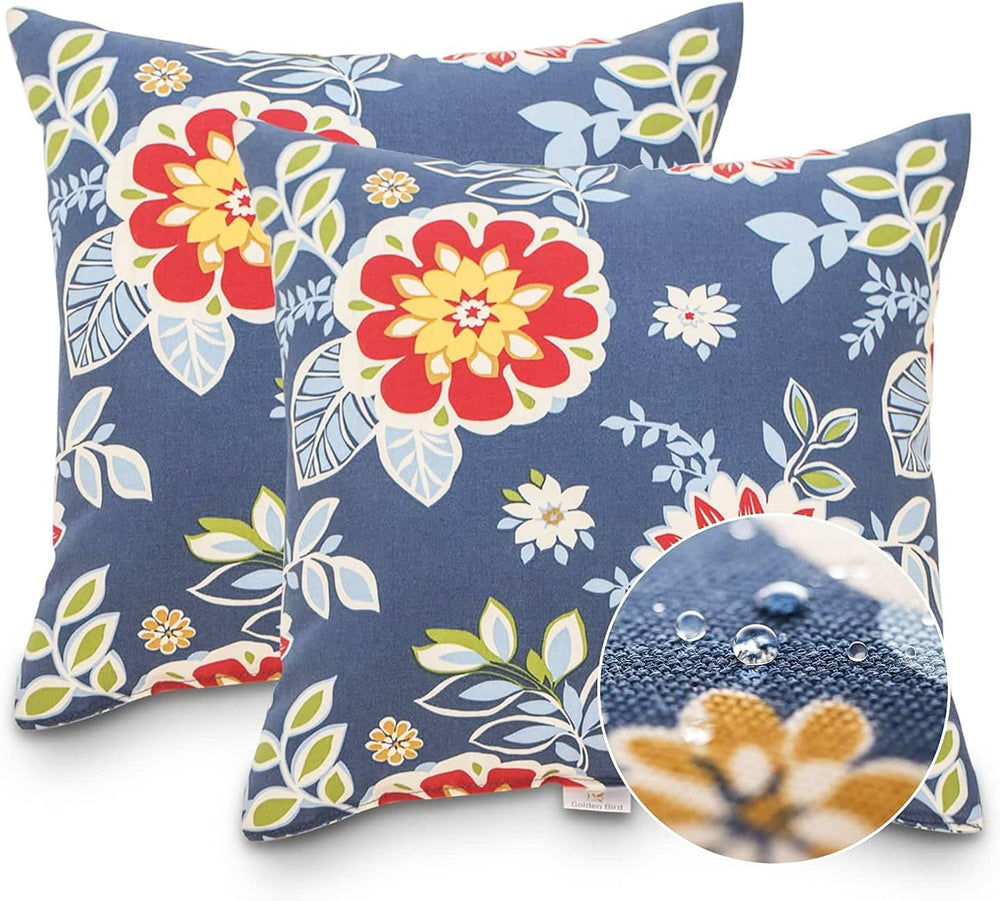 JMGBird Outdoor Accent Pillows Outdoor Pillow Covers 18x18 Waterproof