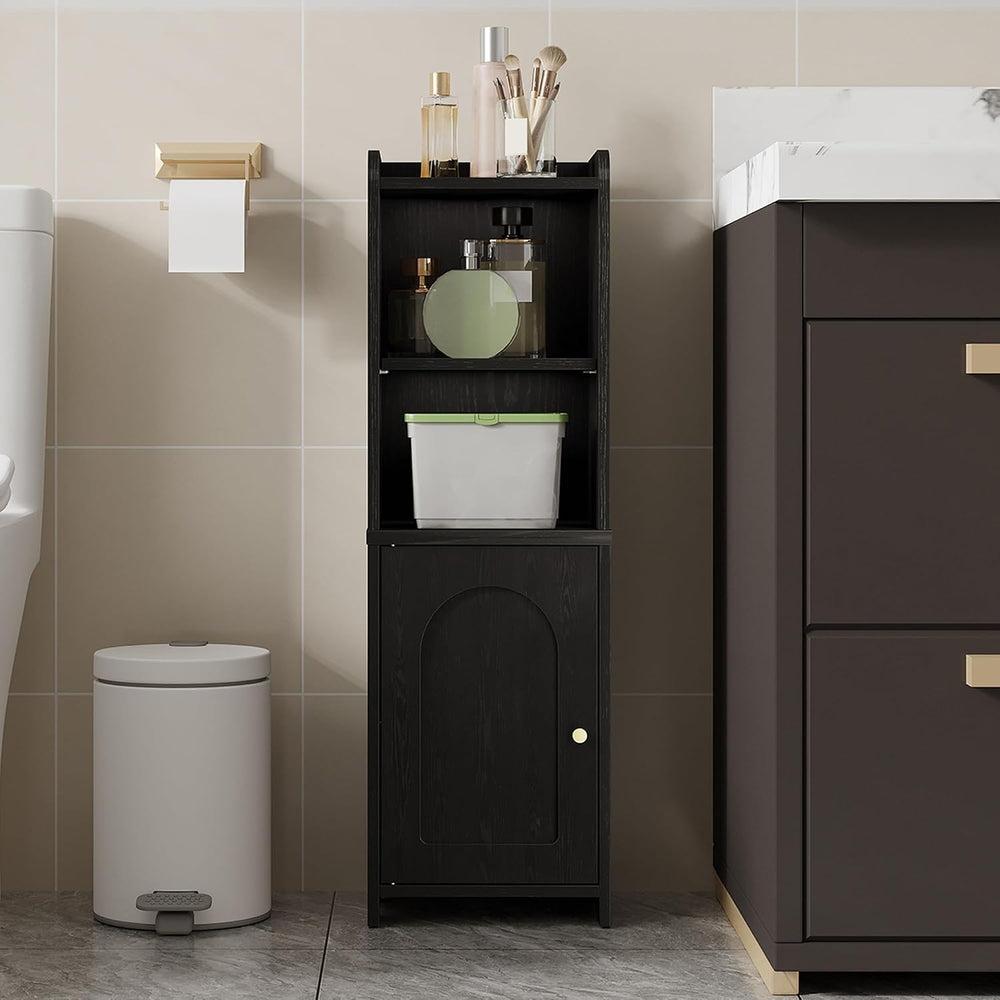 Hzuaneri Bathroom Storage Cabinet, Narrow Toilet Paper Cabinets with Doors