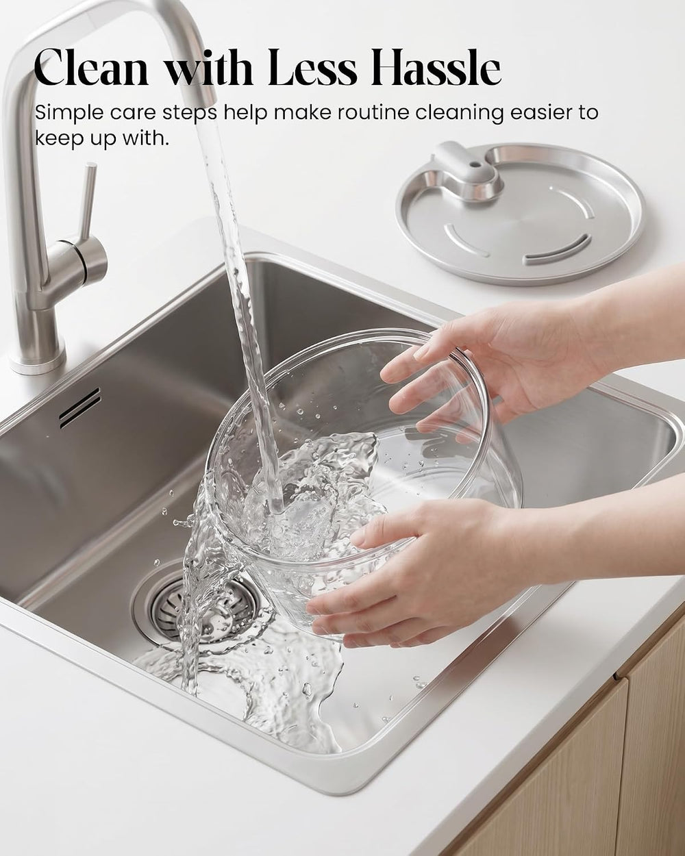 Tomxcute Glass Cat Water Fountain, 108oz Quiet Pet Dispenser for Drinking
