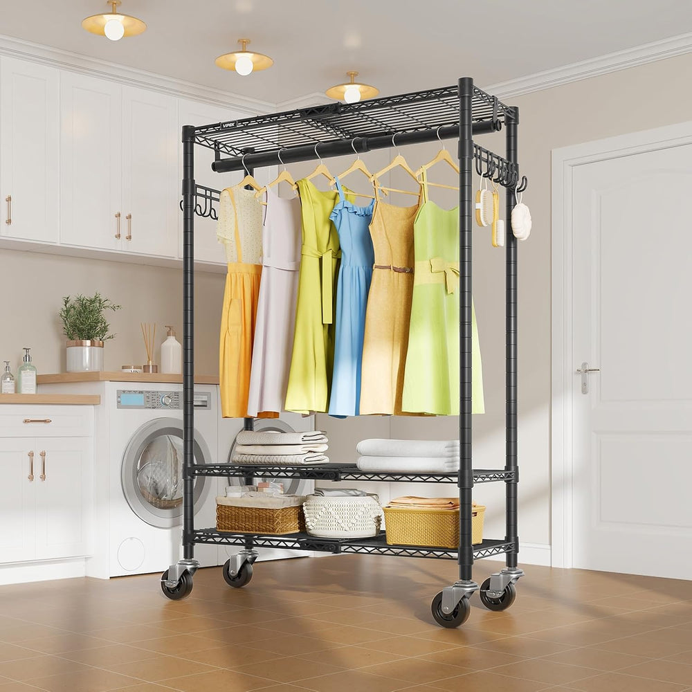 VIPEK R3X Heavy Duty Clothes Rack for Hanging Clothes Rolling Garment Rack