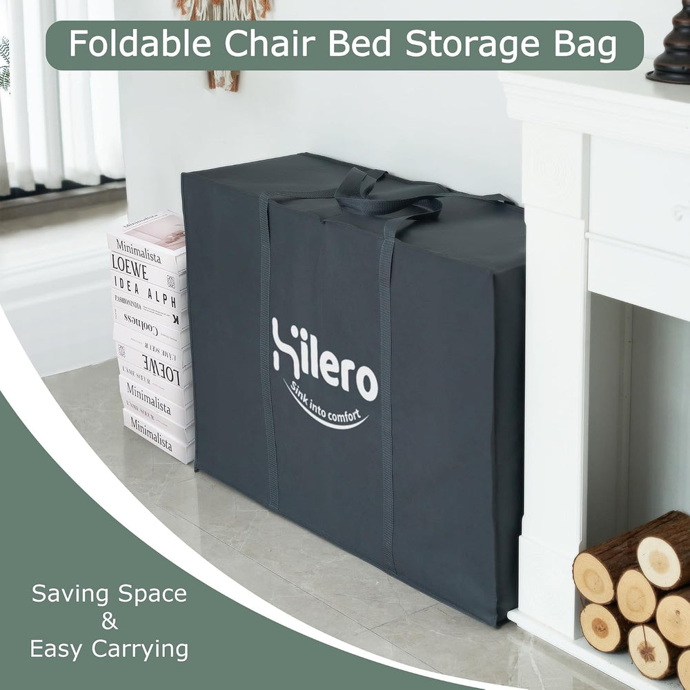 Folding Sofa Bed, Convertible Sleeper Chair Bed, Floor Sofa with Bag