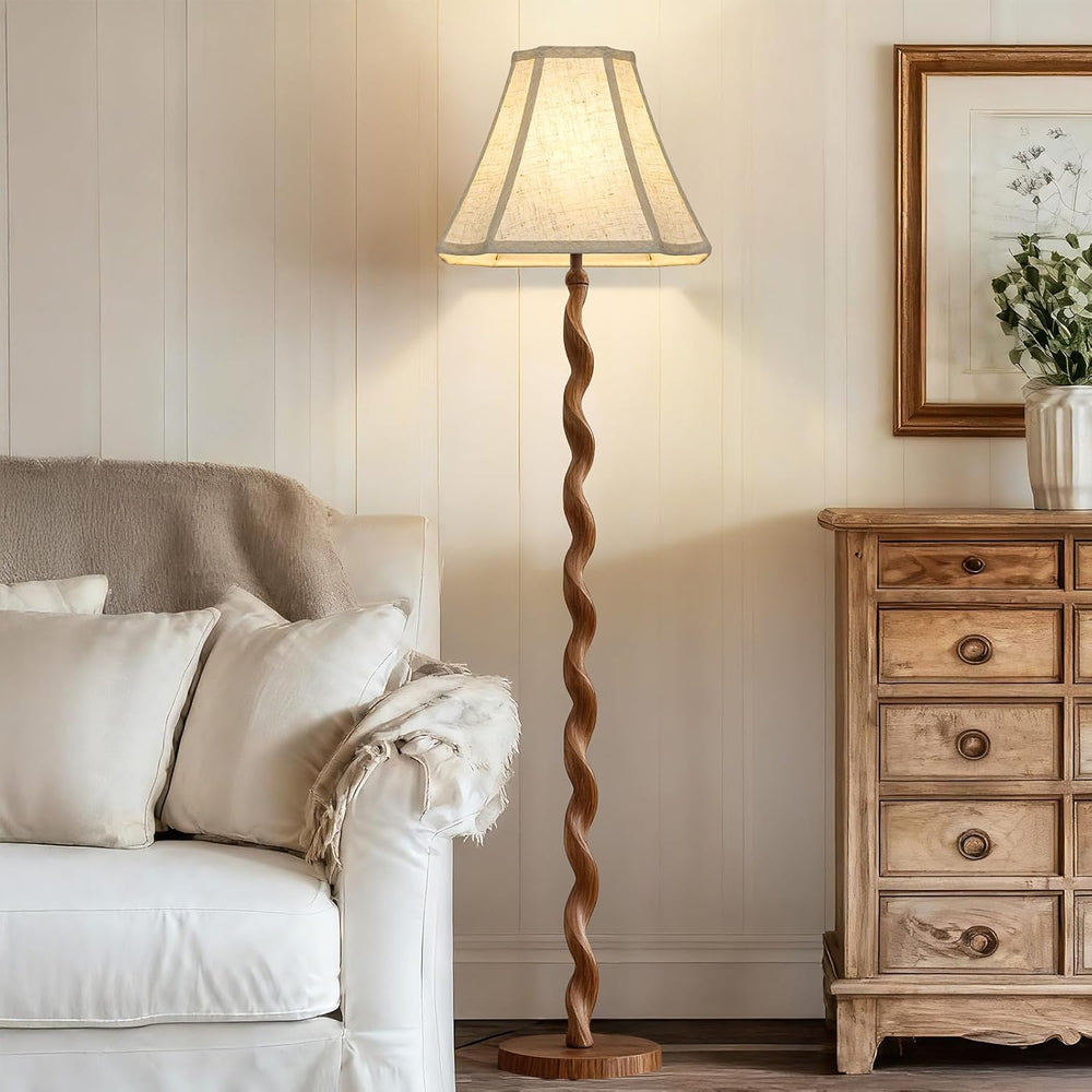 Square Cut Corner Bell Lamp Shades Set of 2, 6.5" x 13"x 10.5"...