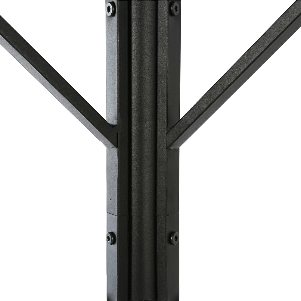 HOME BI Coat Rack Hat Stand Free Standing Display Hall Tree Metal Hat Hanger ...