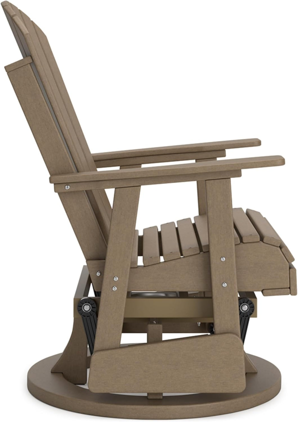 Signature Design by Ashley Hyland Wave Contemporary Swivel Glider Adirondack ...