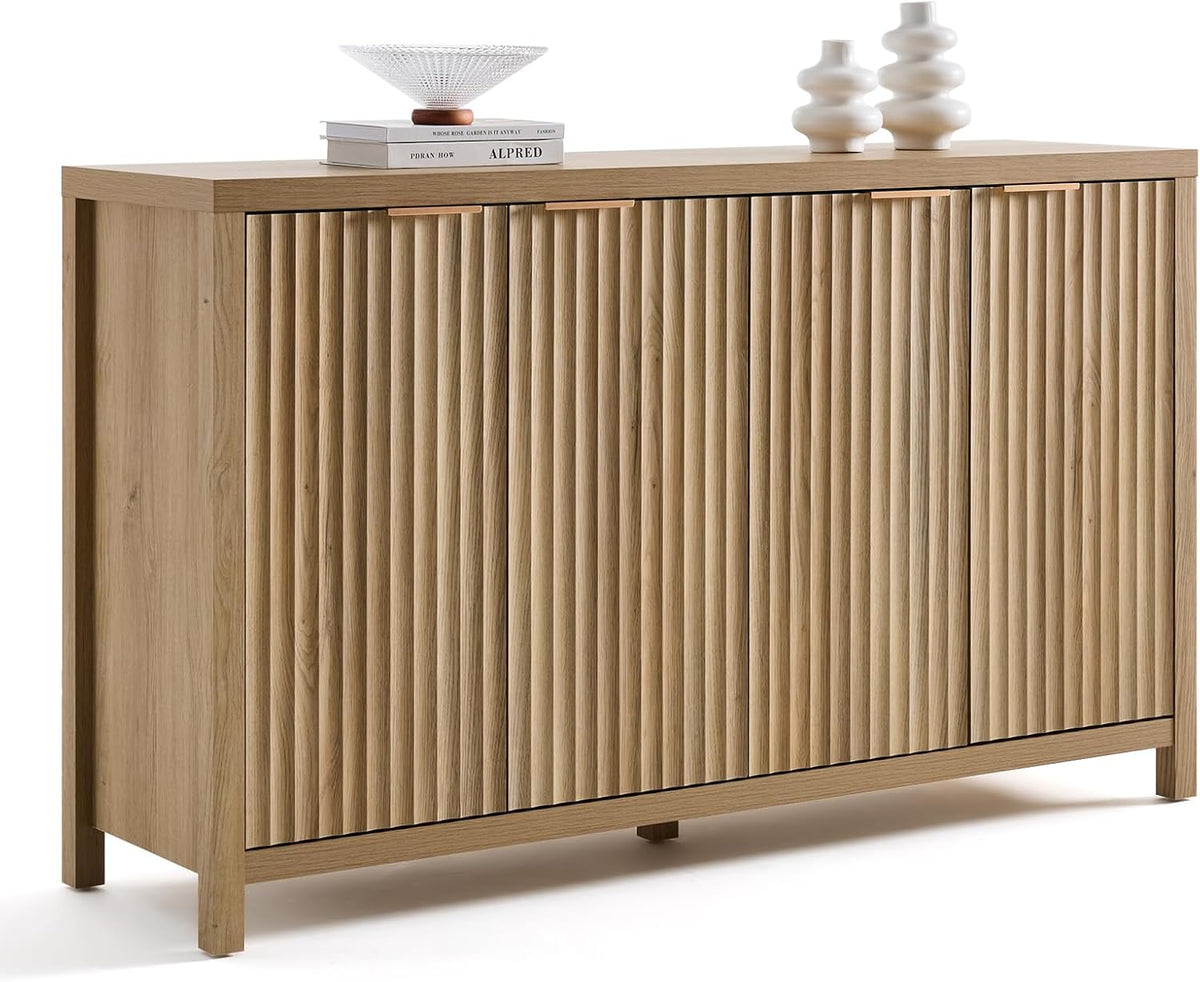 OAKHAM HOME Buffet Cabinet 56" Golden Oak