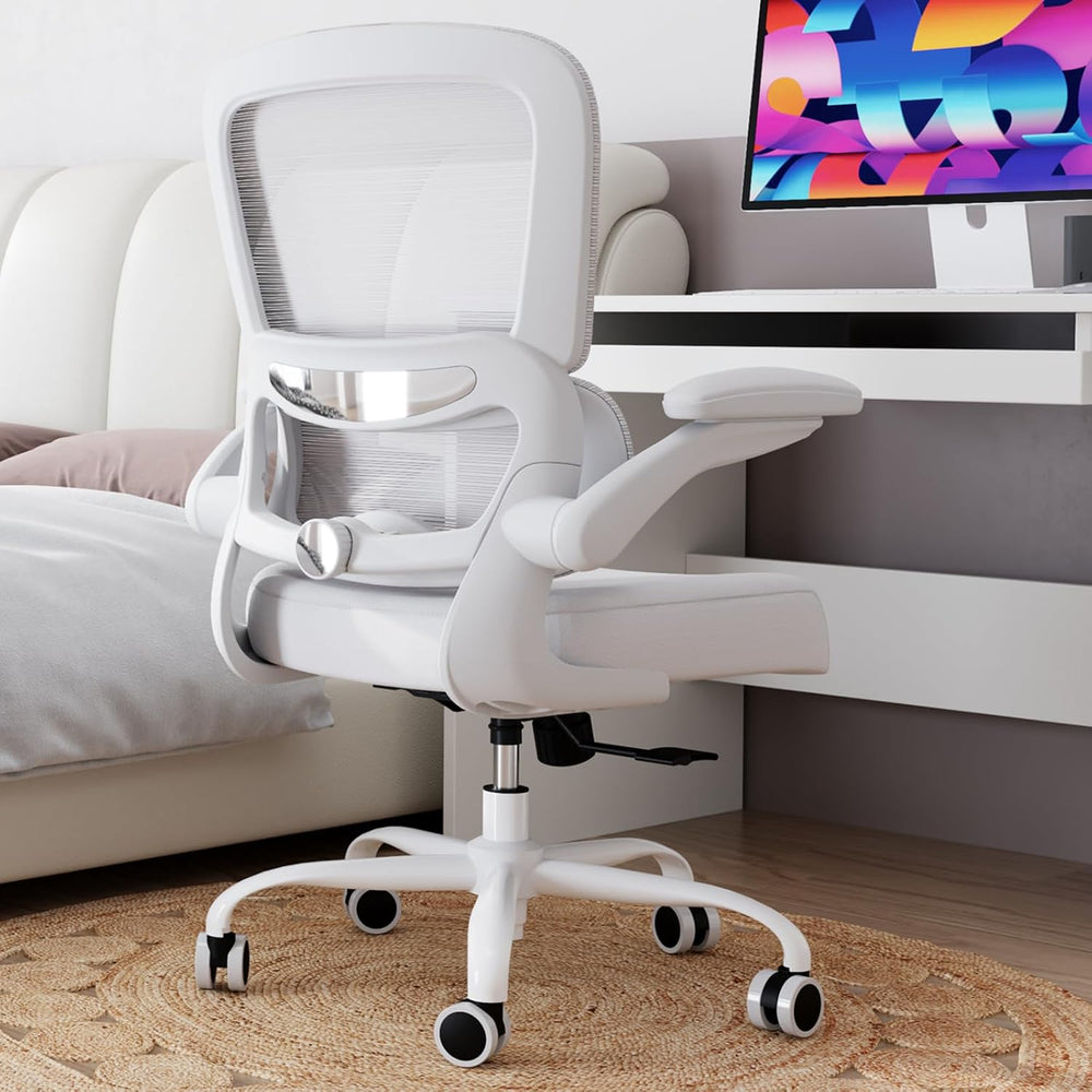 TRALT Office Chair - Ergonomic Desk Chair with Adjustable Lumbar Support, Mes...