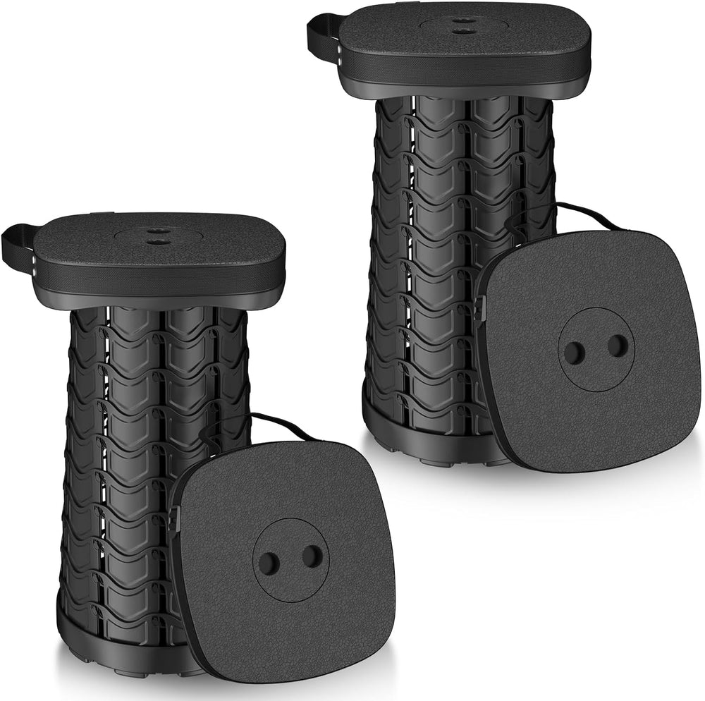 aboutool 2 Pack Collapsible Stool - Portable Folding Stool for Adults, Lightw...