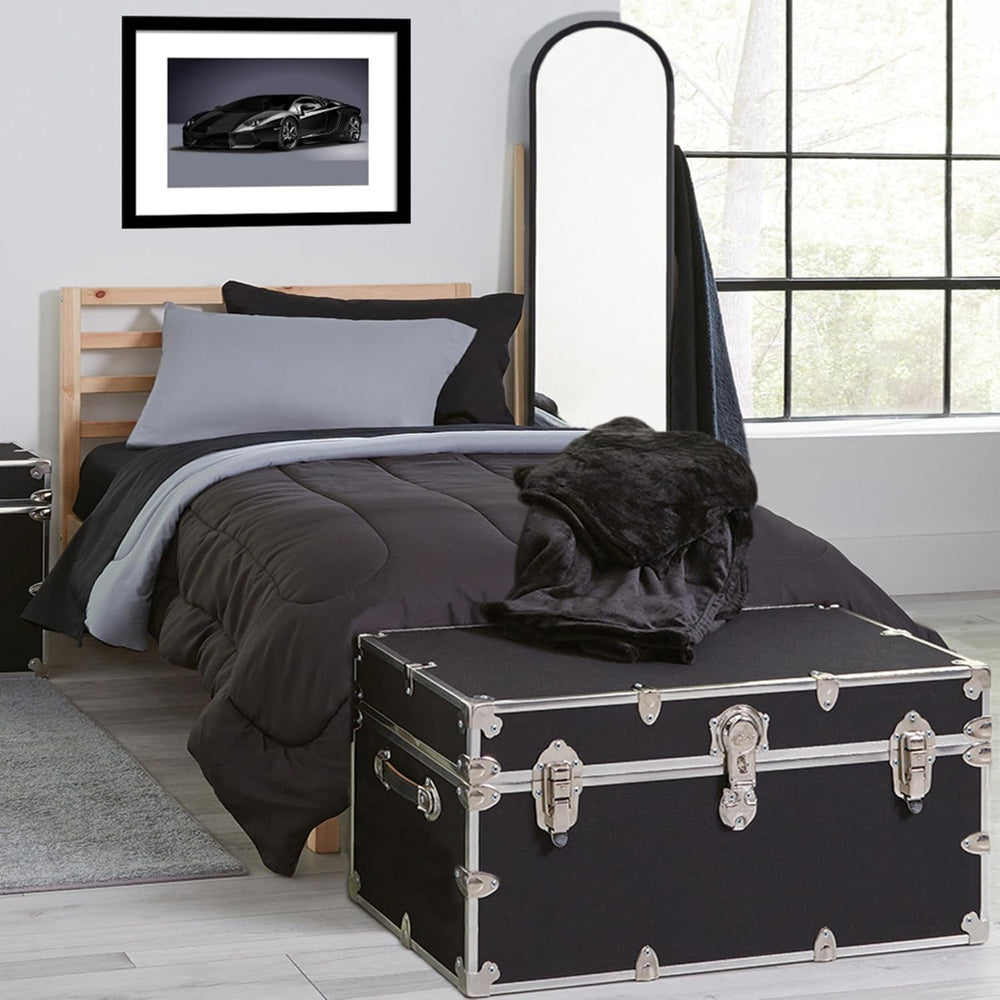 Rhino Classic XXL Storage Trunk with Wheels, Dorm Chest, Bench Coffee Table