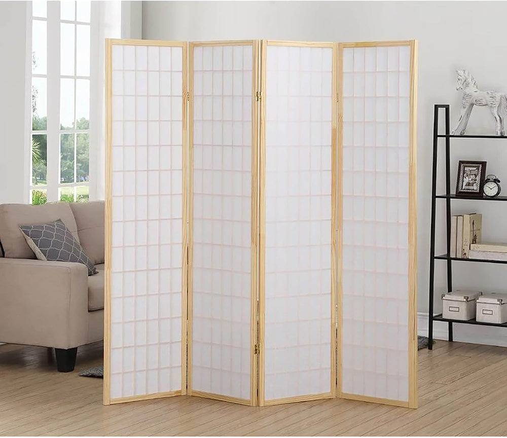 ORE International 3-Panel Room Divider, Cherry