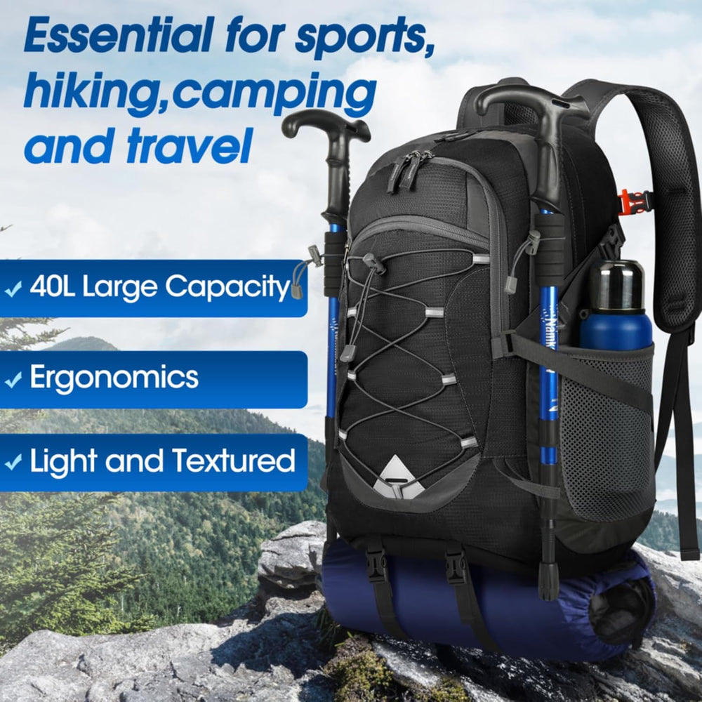 IGOLUMON Hiking Backpack 40L Packable Lightweight Camping Daypack Men Women