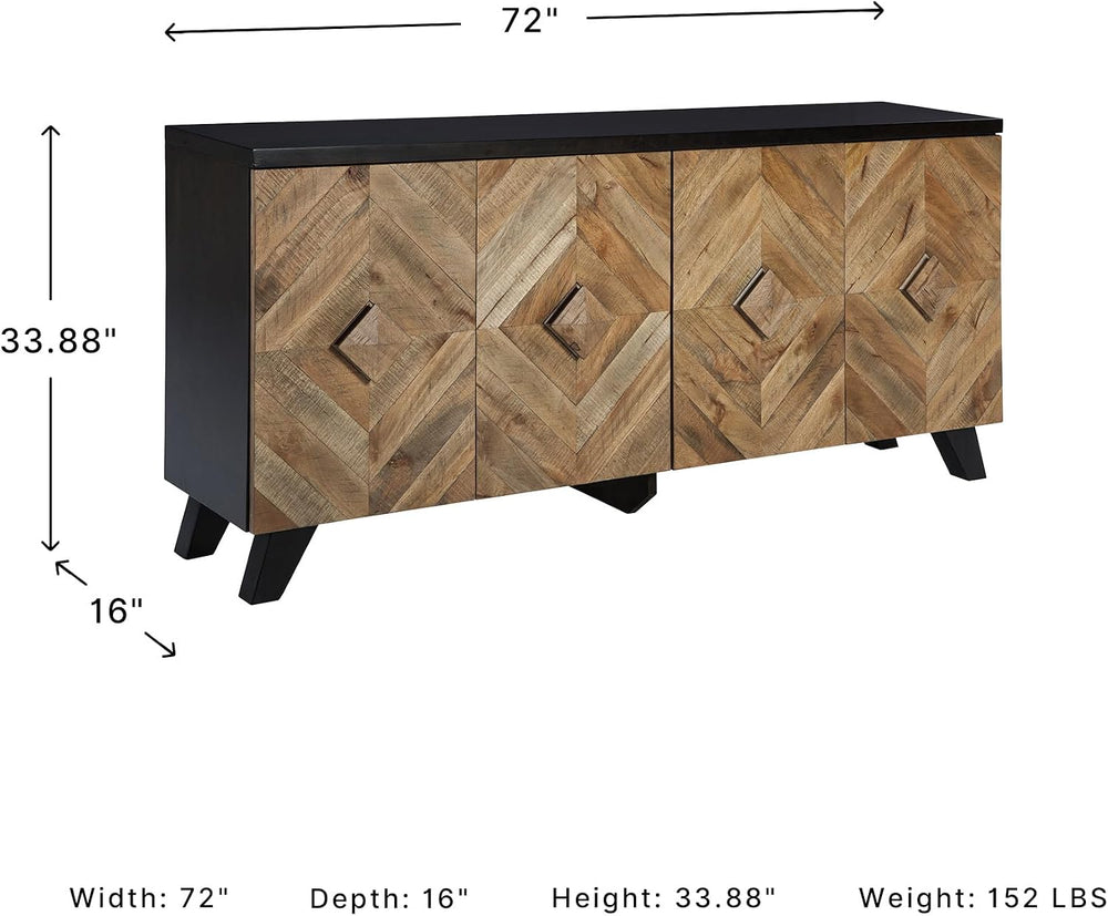 Signature Design by Ashley 72" Sideboard Accent Cabinet with Doors