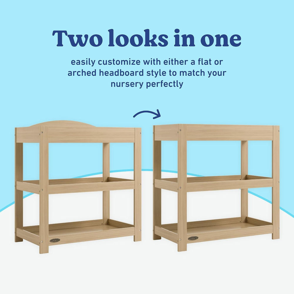 Graco Customizable Changing Table with Changing Pad, Driftwood