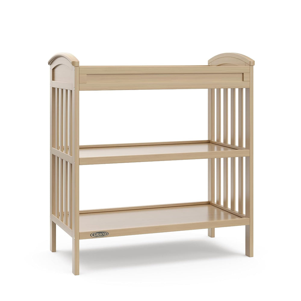 Graco Benton Changing Table with Water-Resistant Changing Pad, Driftwood
