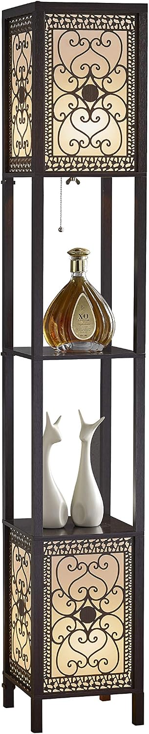 Artiva USA "Infinity Heart 2-Light Shelf Floor lamp