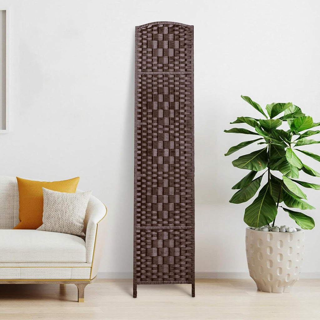 RHF Room Divider Panel,Partition Room Dividers,3Panel Privacy Screen,Brown