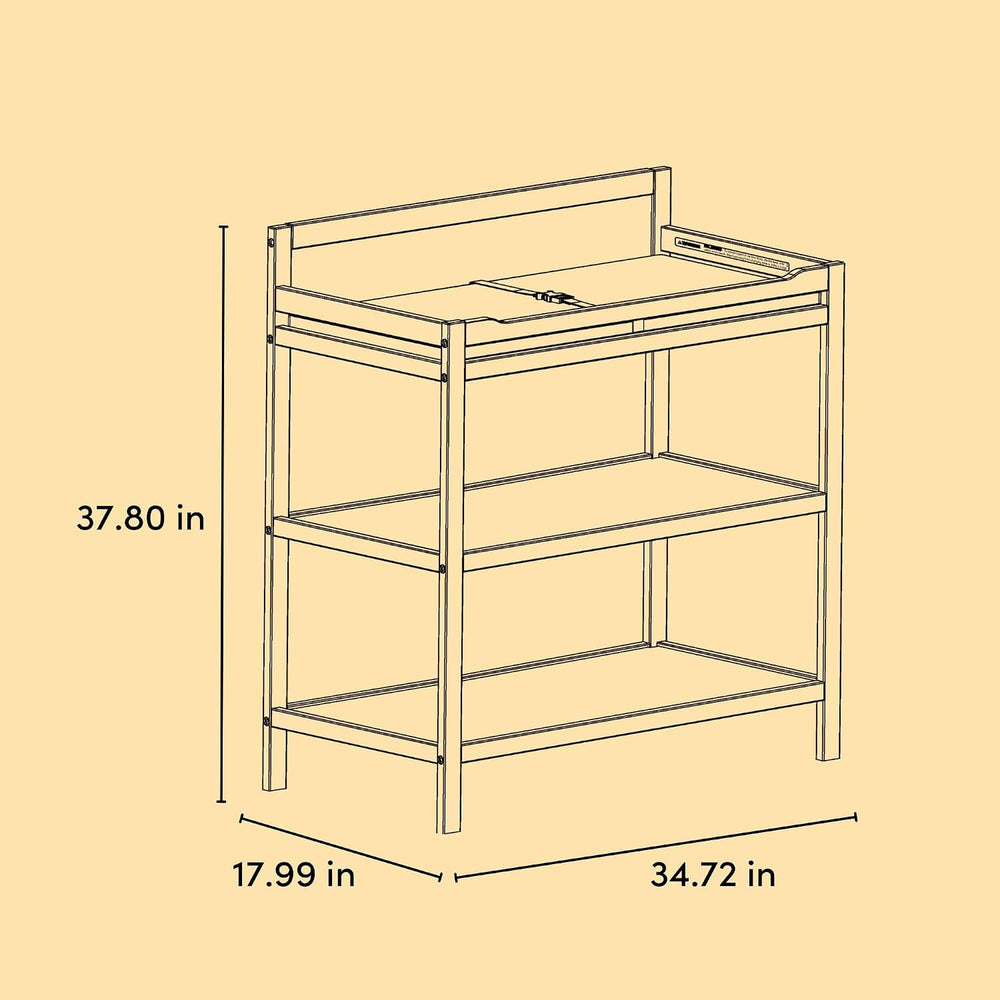 Storkcraft Alpine Changing Table, Gray