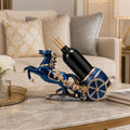Small Horse Wine Bottle Holder Stand Countertop for Bar Accessories | Tabletop Single Wine Bottle Holder Racks Living Room Decor and Accessories for Home Bar Wine Kitchen Wine Lovers