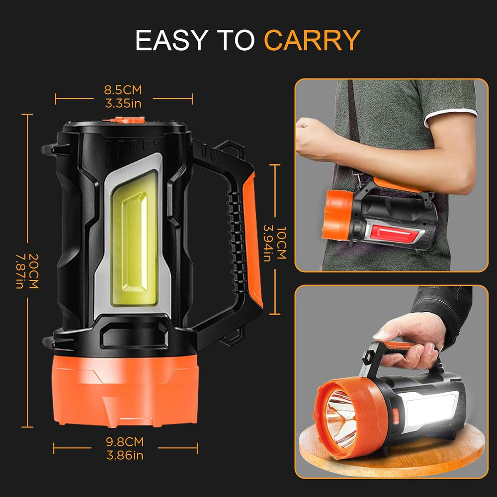 LED Rechargeable Hand Crank Flashlight