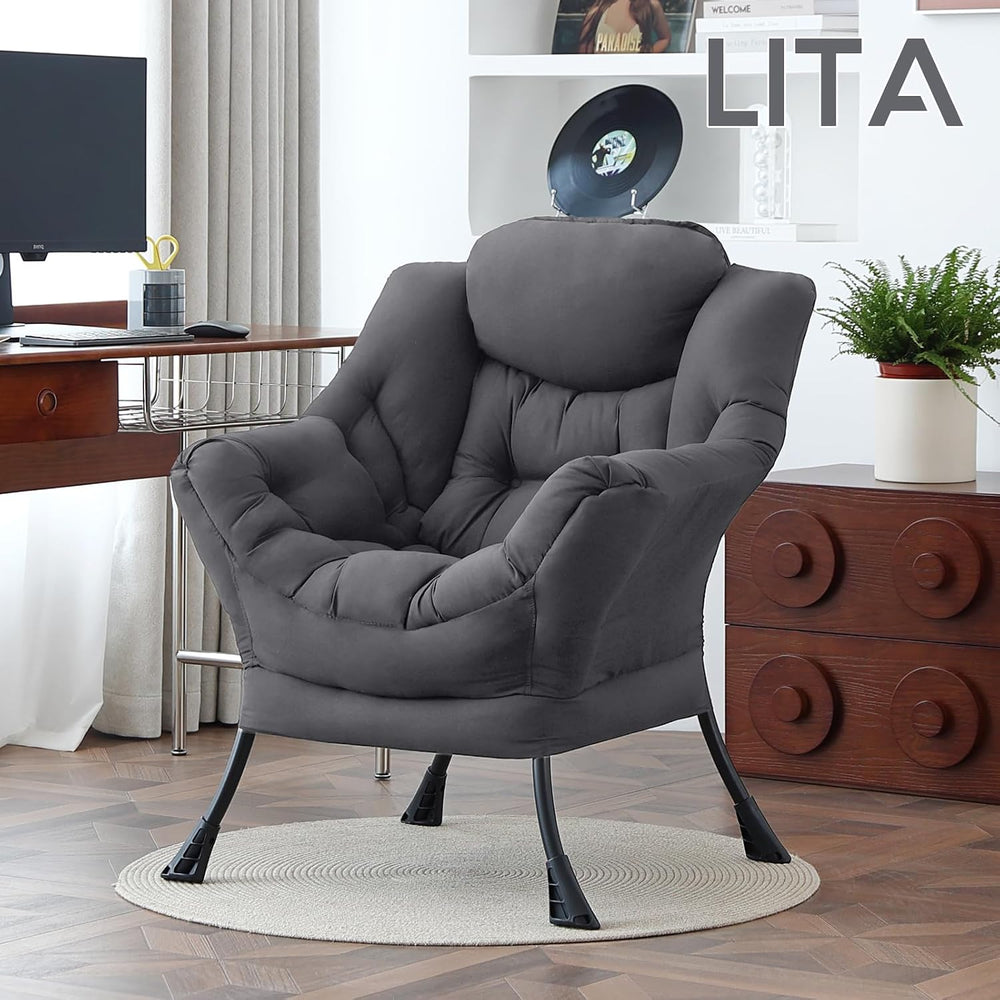 LITA Lazy Chair Comfy Accent Reading Chair