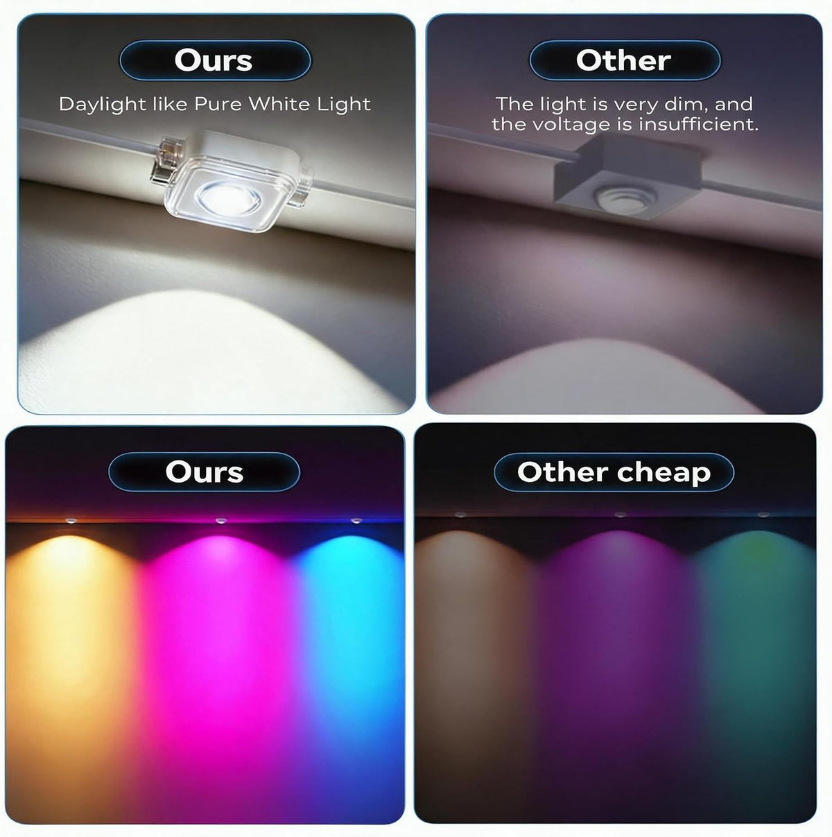 Permanent Outdoor Lights 150ft RGB+IC Outdoor String Lights App&Voice Control,IP67 Waterproof,100 Scene Modes Decoration for Home Christmas,Halloween,Holiday Decor,Timer Function