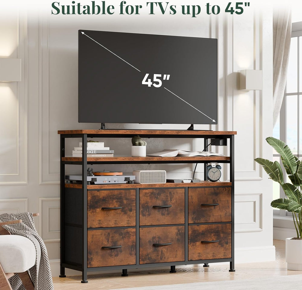 TV Stand for TVs up to 45 Inch, Entertainment Center