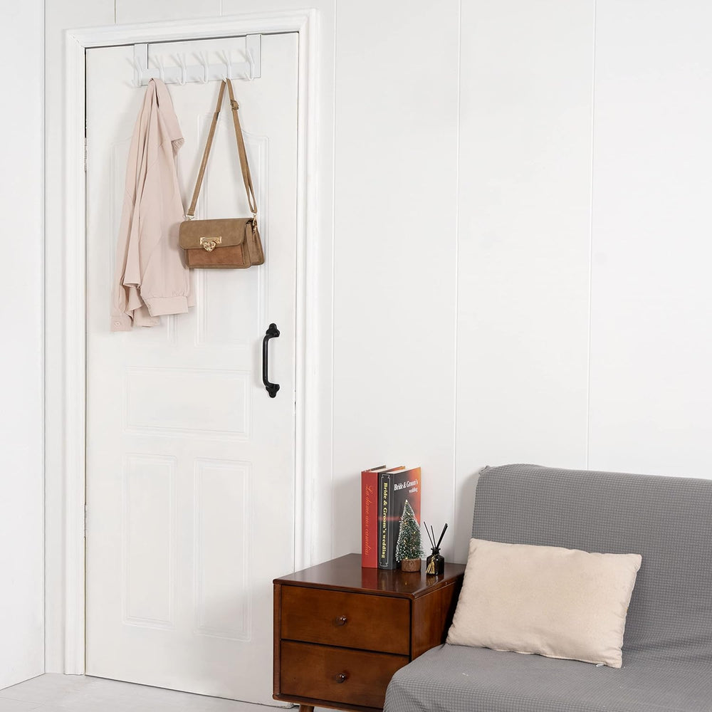 WEBI Over The Door Hook White,Over The Door Towel Rack,Door Hanger,Door Coat ...