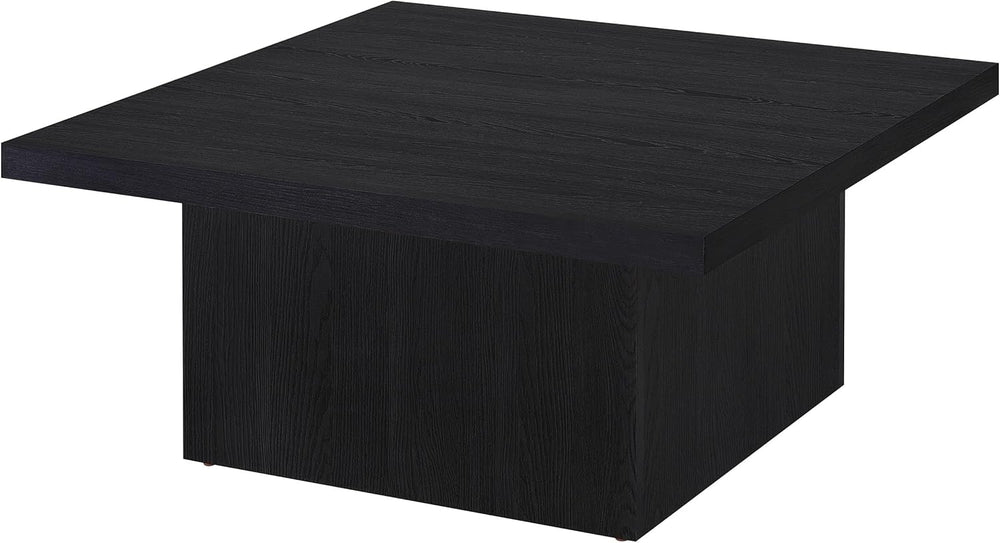 Coaster Devar 35.5-Inch Living Room Square Coffee Table, Black 706408