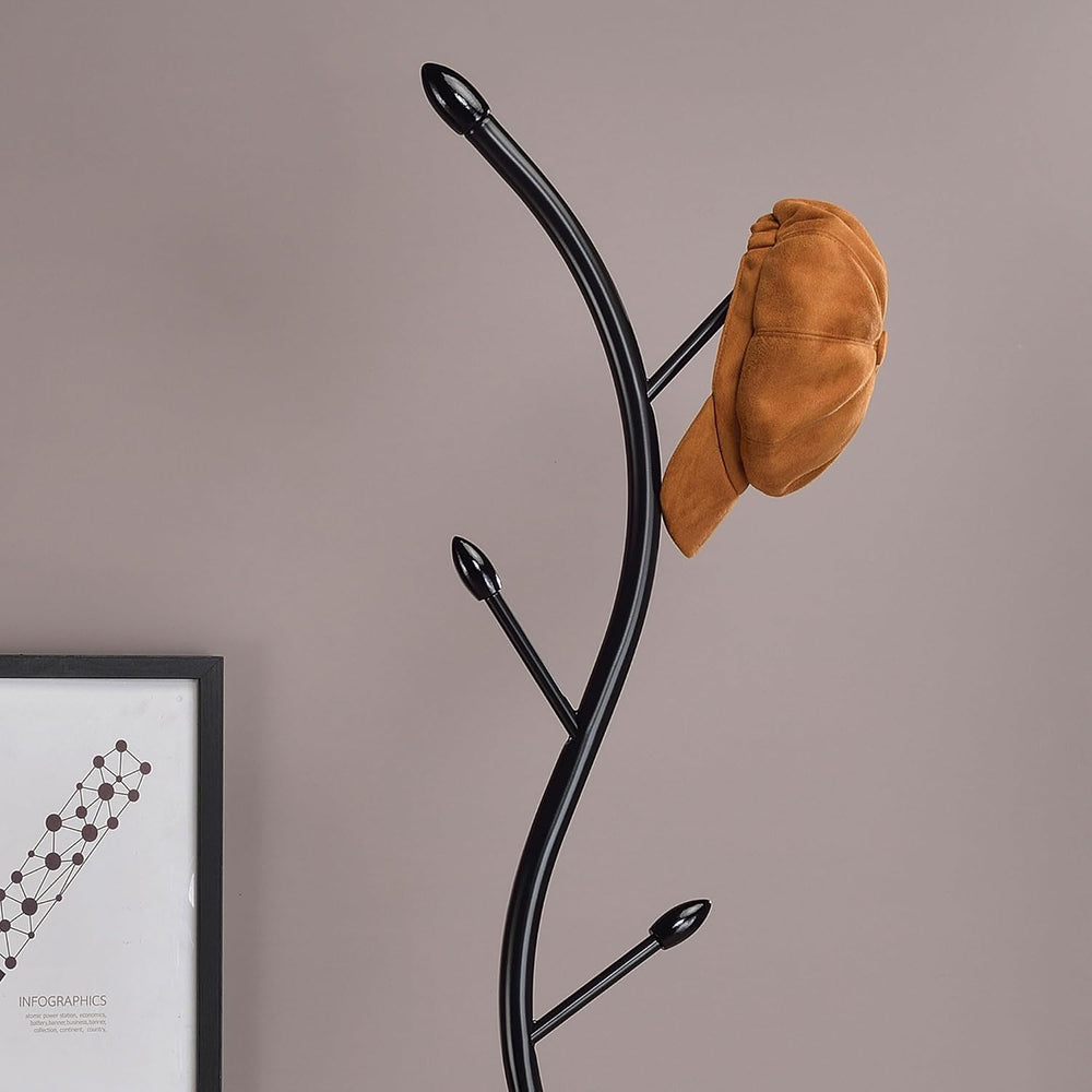 Kings Brand Furniture - Kubin Metal 6-Hook Coat & Hat Rack with Umbrella ...