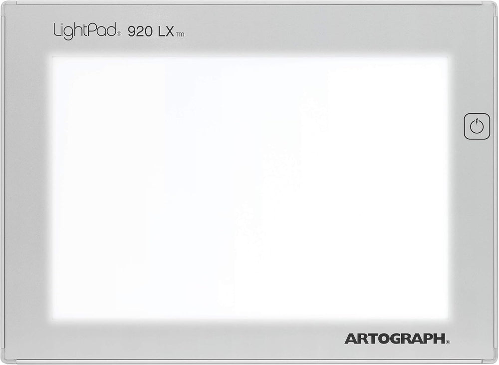 Artograph LightPad 920 LX Thin Dimmable LED Light Box, White, 9 x 6 Inch