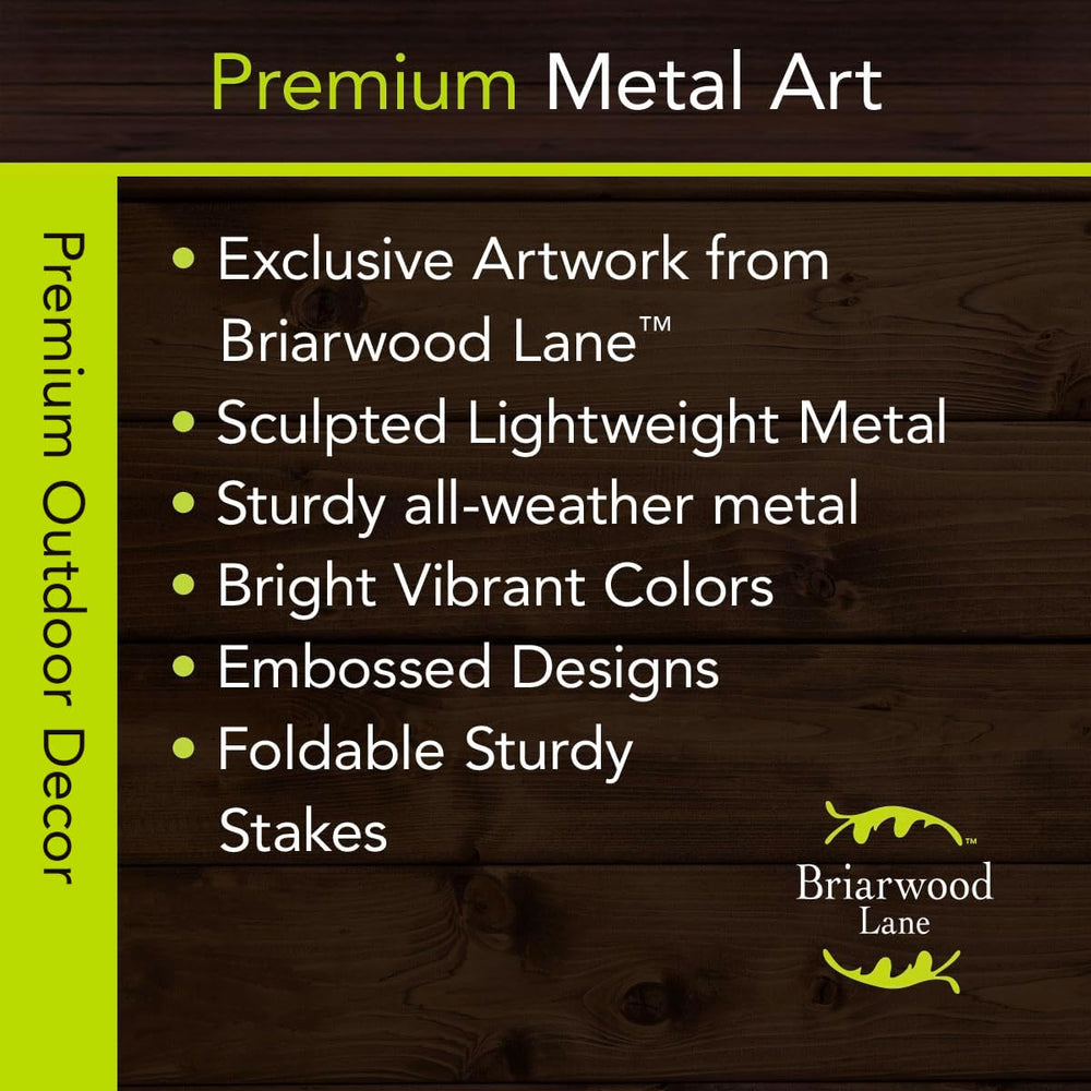 Briarwood Lane Halloween Pumpkin and Ghost Metal Yard Art 30x13 for Halloween...