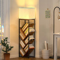 Tree Bookshelf with Light - 8 Tier Floor Standing Tree Bookshelf for Hardcover Books Three Types of Light