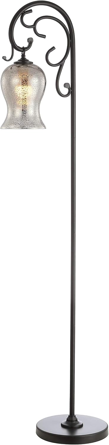 SAFAVIEH Meridia Floor Lamp, 64" Black FLL4057A